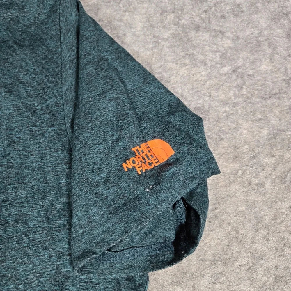 The North Face Mens Teal Mountain Athletics Graphic Training T-Shirt Small